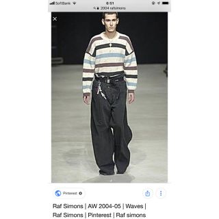 ラフシモンズ(RAF SIMONS)のblawan様専用 rafsimons2004-05AW『waves』期のニット(ニット/セーター)