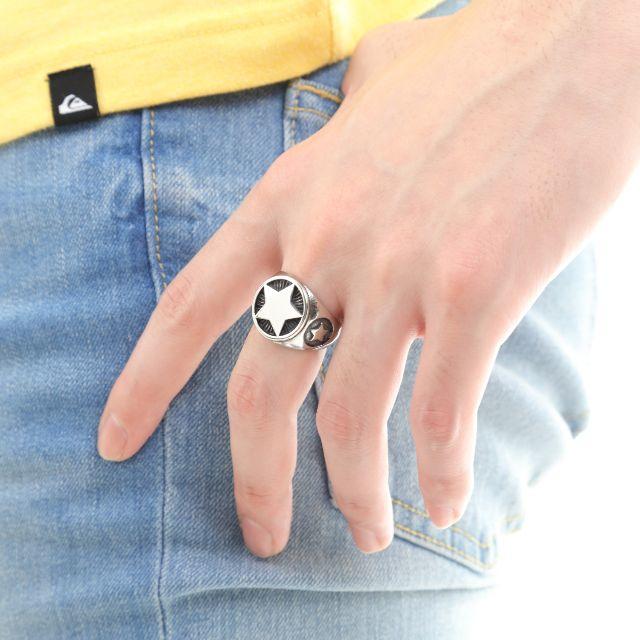 【16.5号】シンプルスターリング メンズ 指輪 ステンレス メンズのアクセサリー(リング(指輪))の商品写真