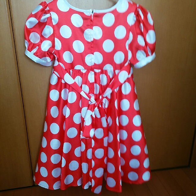 Disney(ディズニー)のディズニーミニーちゃんワンピース キッズ/ベビー/マタニティのキッズ服女の子用(90cm~)(ワンピース)の商品写真