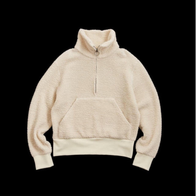 shizone  BOA half ZIP  ボアジップパーカー