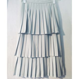 ステュディオス(STUDIOUS)のDOUBLE FACE PLEATS SKIRT(ロングスカート)