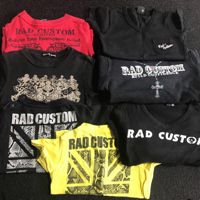 RAD CUSTOM(ラッドカスタム)のヒスミニRADCUSTOM7点セット♡ キッズ/ベビー/マタニティのキッズ服女の子用(90cm~)(Tシャツ/カットソー)の商品写真