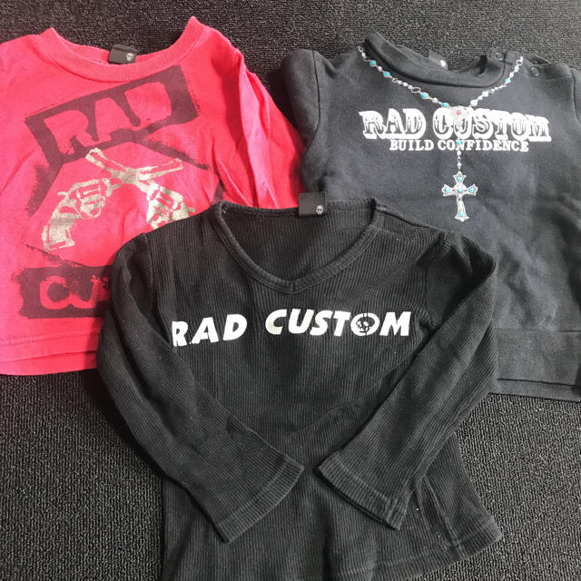 RAD CUSTOM(ラッドカスタム)のヒスミニRADCUSTOM7点セット♡ キッズ/ベビー/マタニティのキッズ服女の子用(90cm~)(Tシャツ/カットソー)の商品写真