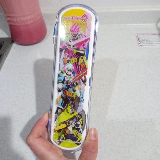 BANDAI(バンダイ)の仮面ライダー　エグゼイド☆箸　スプーン☆お弁当 キッズ/ベビー/マタニティの授乳/お食事用品(スプーン/フォーク)の商品写真