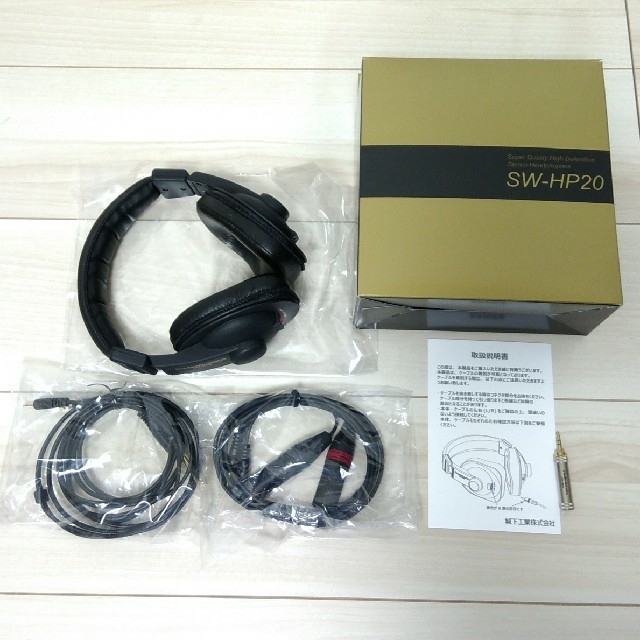 SOUND WARRIOR SW-HP20 城下工業製 ヘッドホン SOUND WARRIOR SW-HP20 城下工業製 ヘッドホン
