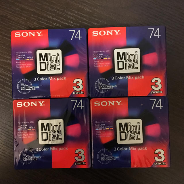 SONY(ソニー)のミニディスク mini  disc MD SONY MDW MIX 3P スマホ/家電/カメラのオーディオ機器(その他)の商品写真