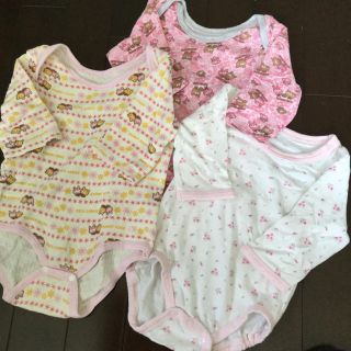 シマムラ(しまむら)の3枚セット ロンパース下着(肌着/下着)