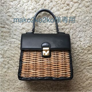 マルティニークルコント(martinique Le Conte)の新品未使用 ebagos エバゴス ケリーバッグ  2018A/W(かごバッグ/ストローバッグ)