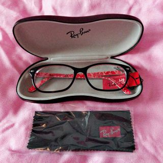 レイバン(Ray-Ban)の【新品未使用】Ray-Ban 伊達メガネ ケース&メガネ拭き付き！(サングラス/メガネ)