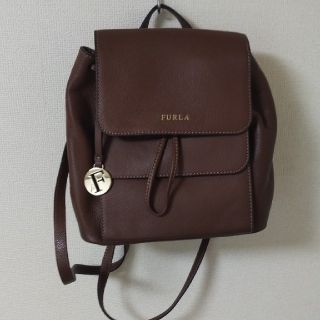 フルラ(Furla)の美品☆FURLA リュック 茶色(リュック/バックパック)