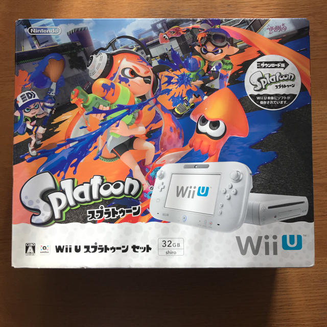 新品未開封 Wii U スプラトゥーンセット Caffettano Waw Pl