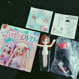 マクドナルド(マクドナルド)の新品マクドナルド／ハッピーセット／リカちゃん／おもちゃ／DVD付き(ぬいぐるみ/人形)