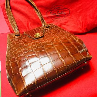 Pierre Cardin ピエールカルダン 本物クロコダイル バッグ