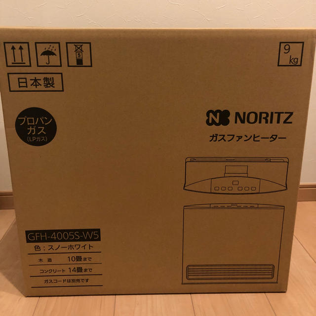NORITZ(ノーリツ)のノーリツ ガスファンヒーター  スマホ/家電/カメラの冷暖房/空調(ファンヒーター)の商品写真