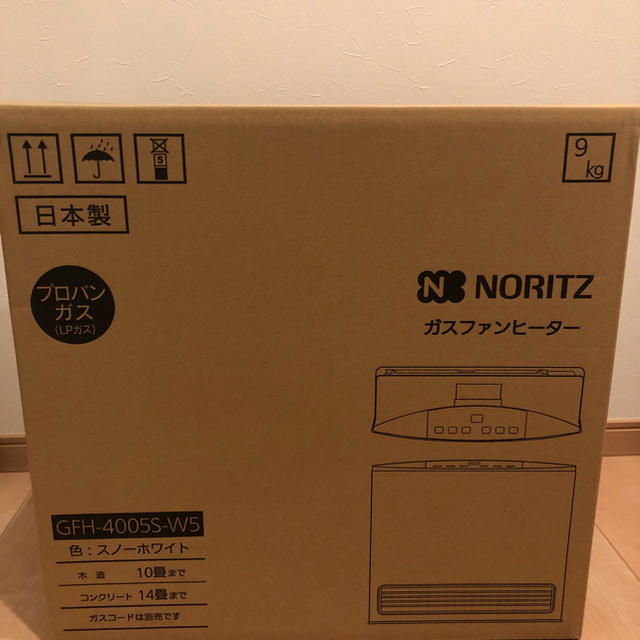 NORITZ(ノーリツ)のノーリツ ガスファンヒーター  スマホ/家電/カメラの冷暖房/空調(ファンヒーター)の商品写真