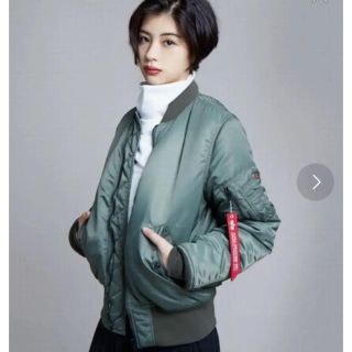 アルファインダストリーズ(ALPHA INDUSTRIES)のアルファ エモダ コラボma-1(ダウンジャケット)