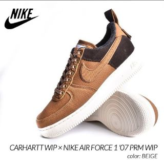 ナイキ(NIKE)のナイキ　カーハート　WIP エアフォース1(スニーカー)