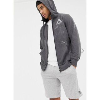 リーボック(Reebok)のXSサイズ Reebok(リーボック) ジップパーカー グレー (パーカー)