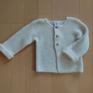 プチバトー(PETIT BATEAU)のプチバトー ニットカーディガン(カーディガン/ボレロ)