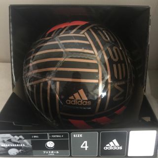 アディダス(adidas)のadidas　メッシ AF4640ME ブラック×ゴールド JFA検定4号(ボール)