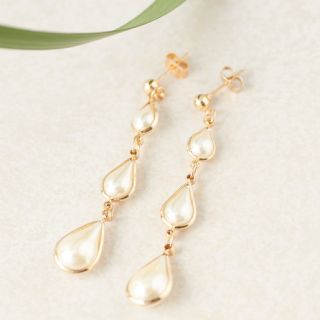 イアパピヨネ(ear PAPILLONNER)のお値下げ♡ear PAPILLONNER ドロップパールピアス(ピアス)