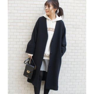 スピックアンドスパン(Spick & Span)のダブルメルトンコート Spick & Span  (ロングコート)