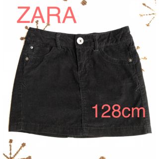 ザラキッズ(ZARA KIDS)のZARA コーデュロイミニスカート 128cm(スカート)