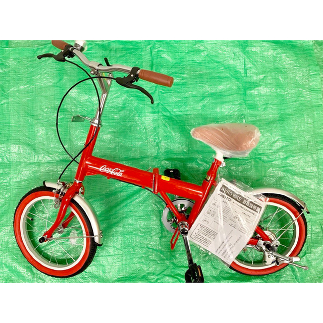 コカ・コーラ(コカコーラ)の新品/未使用/非売品/限定モデル/コカコーラ 折りたたみ自転車 スポーツ/アウトドアの自転車(自転車本体)の商品写真