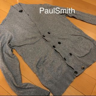 ポールスミス(Paul Smith)のPaulSmith⭐カーディガン⭐M⭐メンズ⭐レディース⭐グレー⭐PS⭐羽織り(カーディガン)