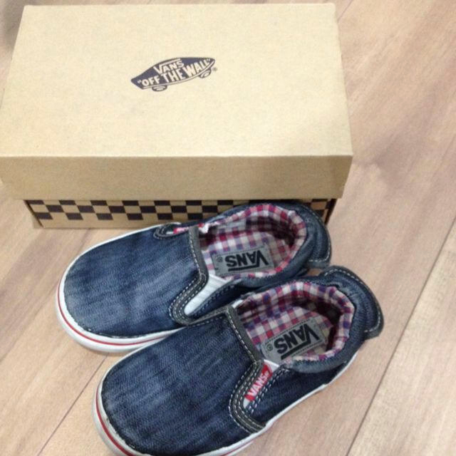 VANS(ヴァンズ)のVANS♡デニムスニーカー15cm キッズ/ベビー/マタニティのキッズ靴/シューズ(15cm~)(その他)の商品写真