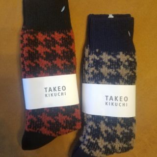 タケオキクチ(TAKEO KIKUCHI)のタケオキクチ　TAKEO KIKUCHI　暖かソックス　２足組　25~27㎝(ソックス)