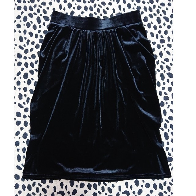 ベロア変形スカート レディースのスカート(その他)の商品写真