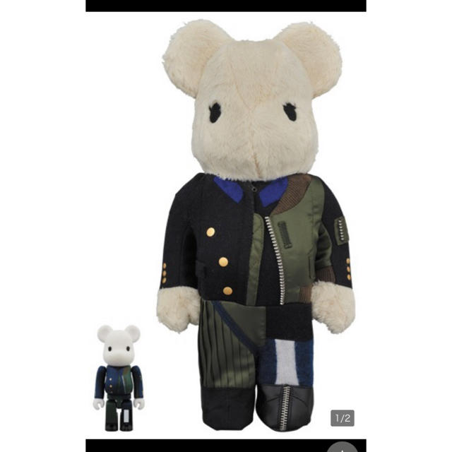 Be@rbrick sacai 2018AW 100％ & 400％ 新品 エンタメ/ホビーのフィギュア(その他)の商品写真