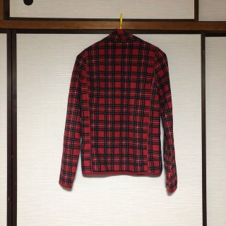 ユニクロ(UNIQLO)の♬〜女の子・Sサイズ🖤赤チェック柄ジャンバー〜♬(ジャケット/上着)