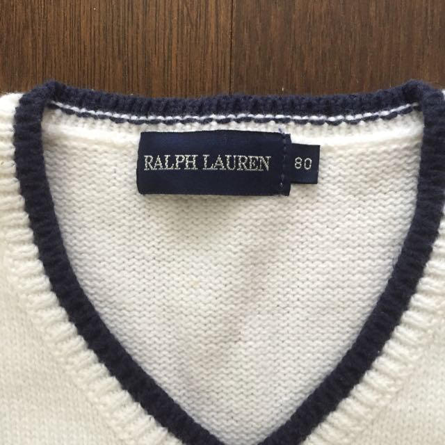 Ralph Lauren(ラルフローレン)のラルフローレン ニットベスト 80 キッズ/ベビー/マタニティのキッズ/ベビー/マタニティ その他(その他)の商品写真