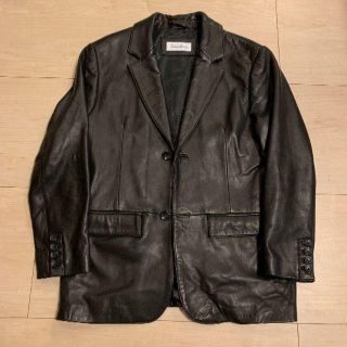 カルバンクライン(Calvin Klein)の新品 CALVIN KLEIN 本革 ジャケット(テーラードジャケット)