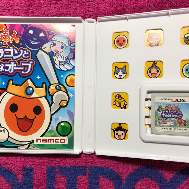 ニンテンドー3DS(ニンテンドー3DS)の太鼓の達人 ちびドラゴンと不思議なオーブ 3DS エンタメ/ホビーのゲームソフト/ゲーム機本体(携帯用ゲームソフト)の商品写真