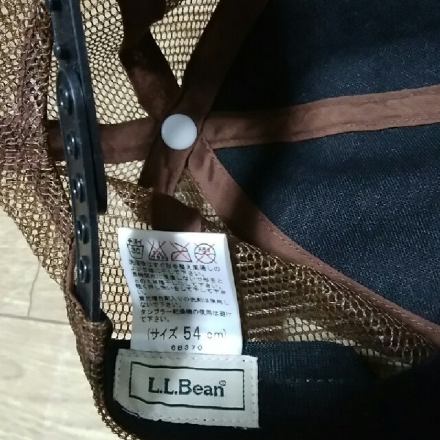 L.L.Bean(エルエルビーン)のL.L.Bean　キャップ　54センチ　茶色 キッズ/ベビー/マタニティのこども用ファッション小物(帽子)の商品写真