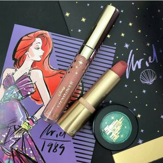 カラーポップ(colourpop)のクリスマス限定colourpop×ディズニープリンセス アリエル3点セット(リップグロス)