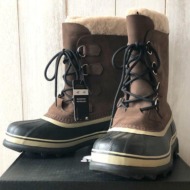 ★新品★SOREL ソレルカリブー スノーブーツ ダークブラウン 27cm