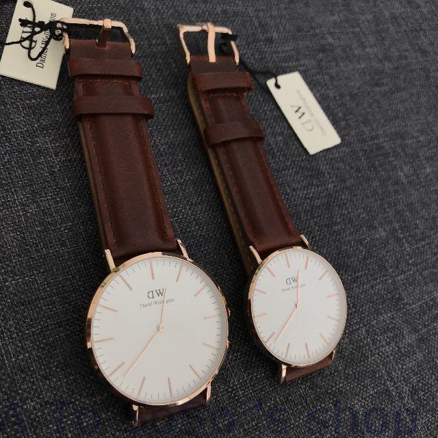 Daniel Wellington(ダニエルウェリントン)の年末のお値下げ中☆2本セットDW0106+DW0507　ペアウォッ シンプル メンズの時計(腕時計(アナログ))の商品写真