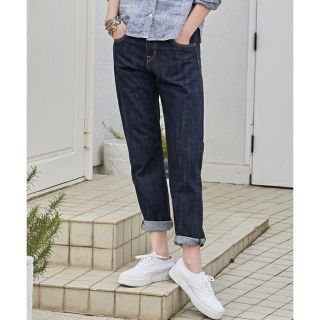 ユナイテッドアローズグリーンレーベルリラクシング(UNITED ARROWS green label relaxing)のボーイフレンドデニム ネイビー38(デニム/ジーンズ)