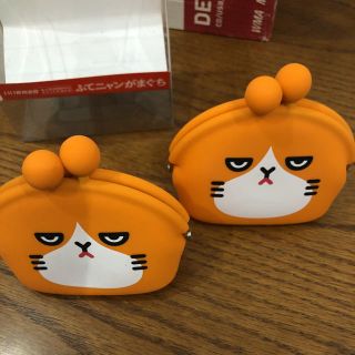 ソフトバンク(Softbank)のふてにゃんがま口 ２つ(キャラクターグッズ)