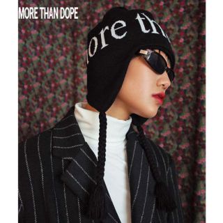 more than dope 帽子 ニット帽 フライトキャップ(ニット帽/ビーニー)