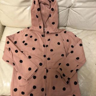 ザラキッズ(ZARA KIDS)のZara Girls 裏起毛ドットパーカー(その他)