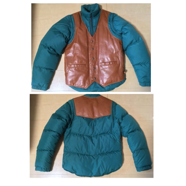 schott(ショット)のレア 希少34 schott ショット/ 2WAY GOOSE DOWN 別画有 メンズのジャケット/アウター(ダウンジャケット)の商品写真