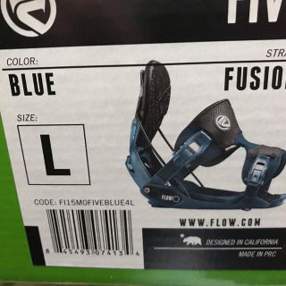 FLOW - ☆FLOW 15-16 FIVE FUSION ☆サイズL☆ビンディング☆の通販 by ...