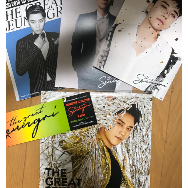 BIGBANG(ビッグバン)のTHE GREAT SEUNGRI 会場限定CD カード1枚 ステッカー1枚 エンタメ/ホビーのCD(K-POP/アジア)の商品写真