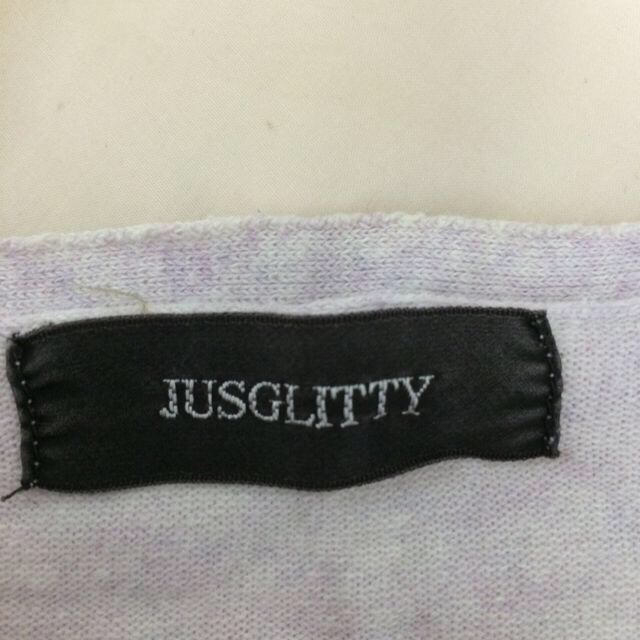 JUSGLITTY(ジャスグリッティー)のJUSGLITTY ラベンダーカーデ レディースのトップス(カーディガン)の商品写真