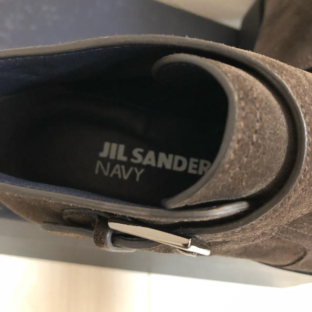 Jil Sander(ジルサンダー)のジルサンダー   NAVY 新品 ショートブーツ スウェード 35 レディースの靴/シューズ(ブーツ)の商品写真